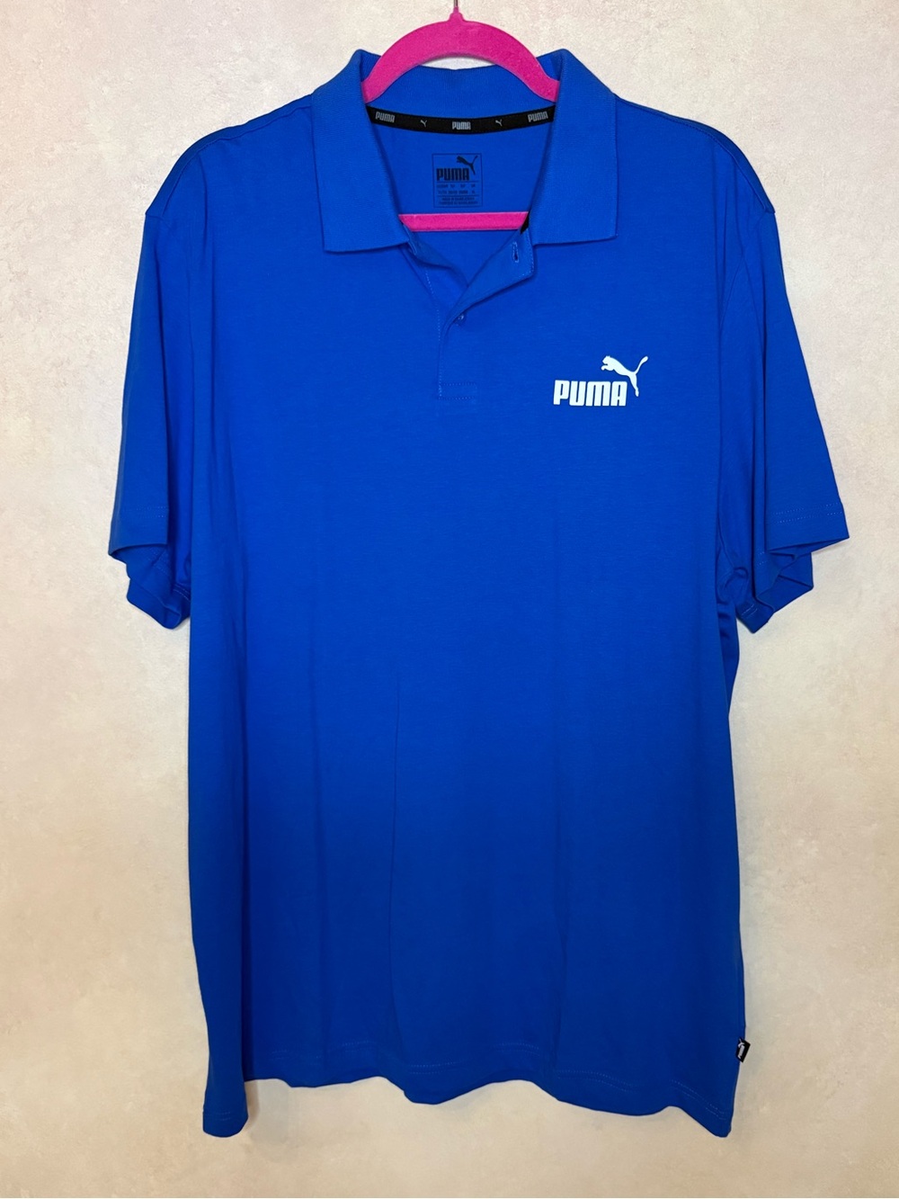 Puma Men’s Royal Blue Polo Shirt - Men’s Golf Shirt